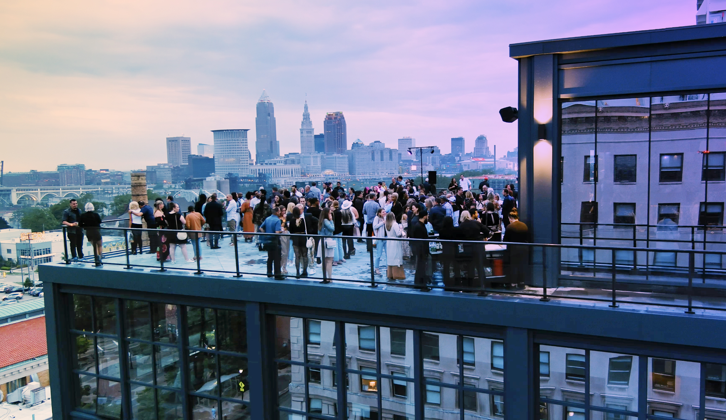 Golden Hour at INTRO Cleveland, Ohio City