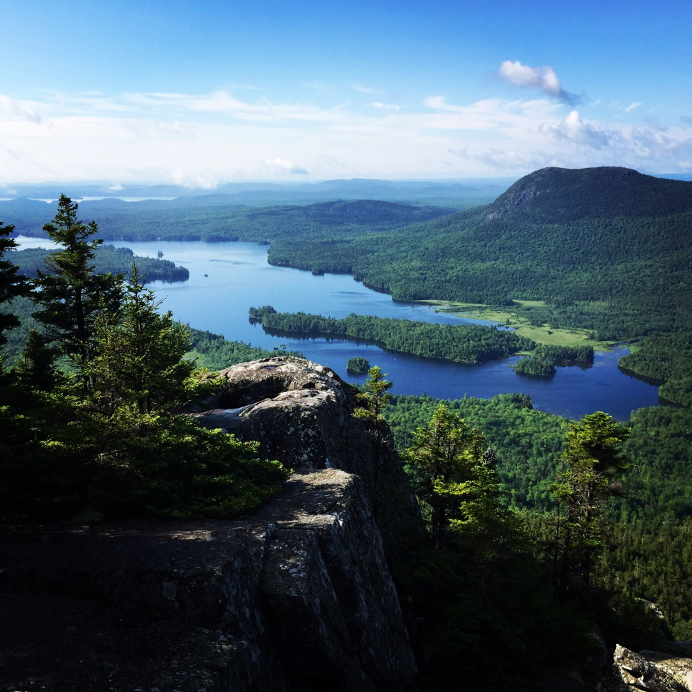 Lakes and ridgelines of the 100 Mile Wilderness